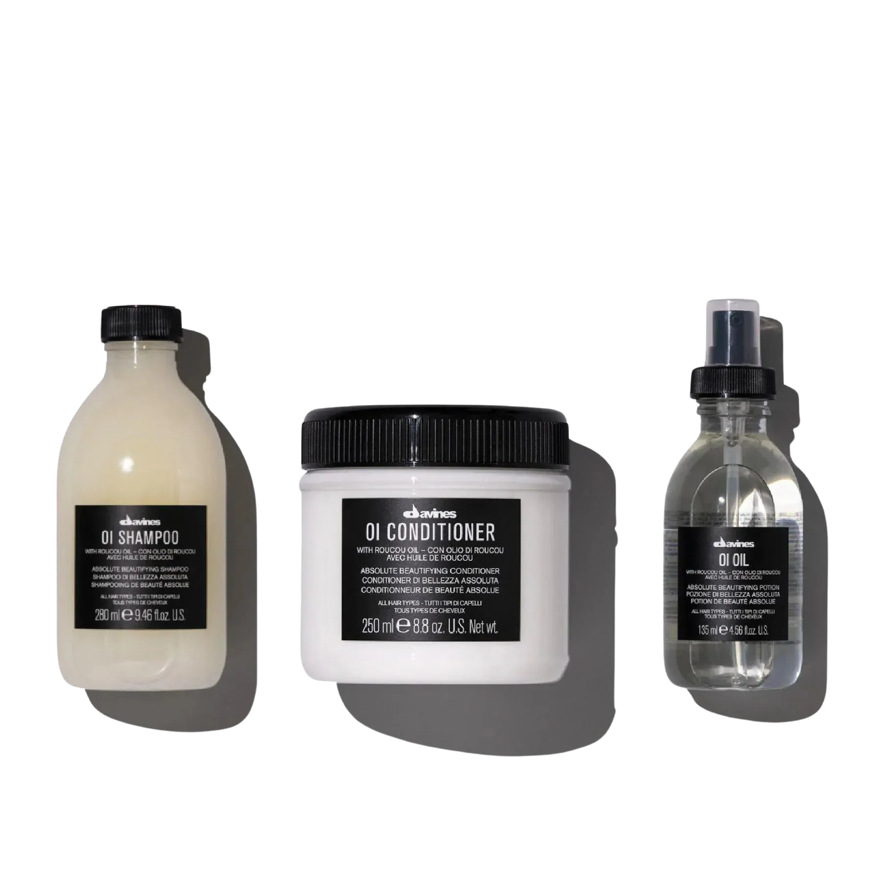 Davines Oi Şampuan 280ml + Krem 250ml + Oil Saç Yağı 135ml Set