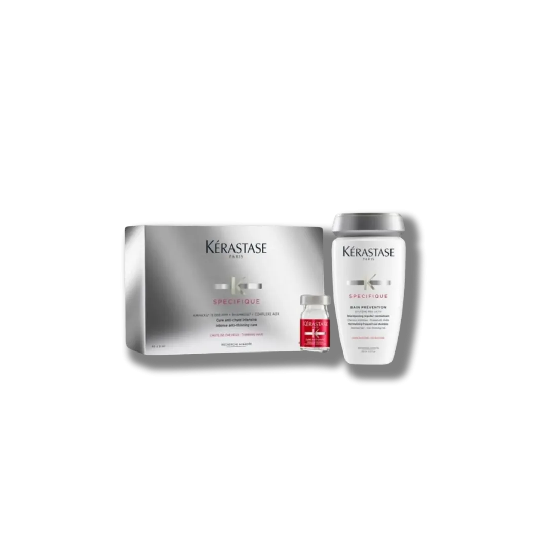 Kerastase Specifique Şampuan 250 ml + Cure Anti-chute Dökülme Karşıtı Bakım Kürü 42x6ml