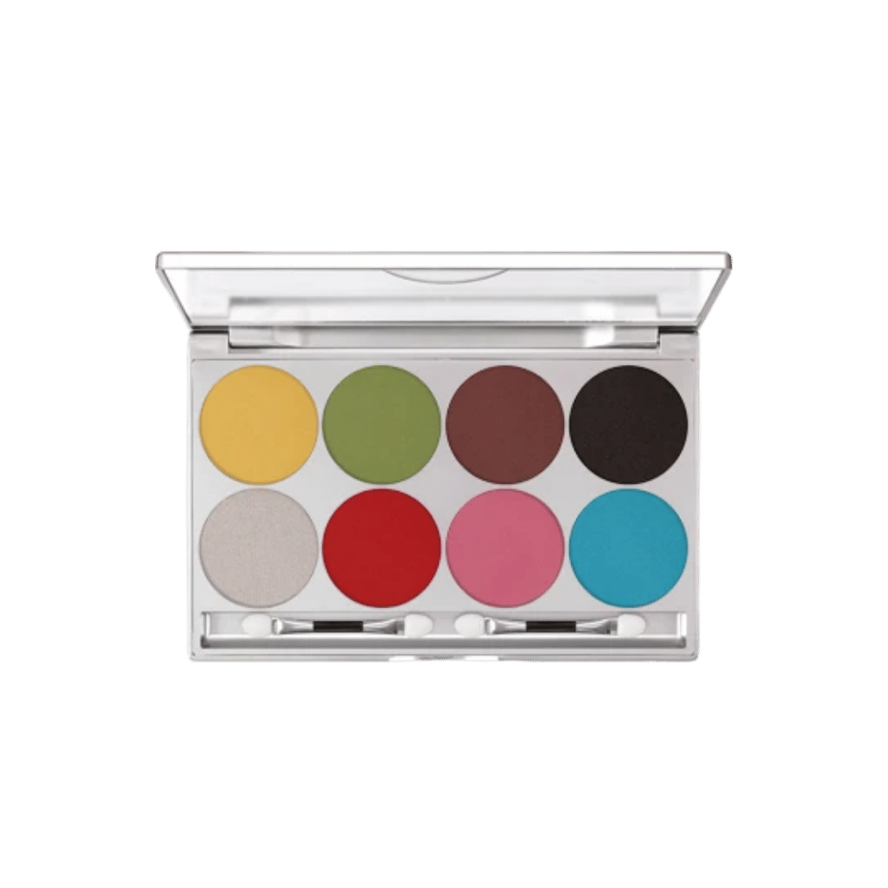 Kryolan Eye Shadow Glitter Palette 8 Renkli Far Paleti Art 5308