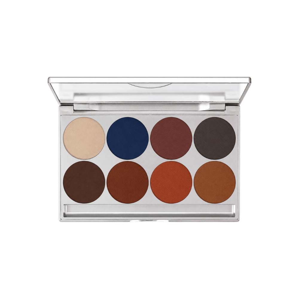 Kryolan Eye Shadow Compact Iridescent Palette 8 Renkli Far Paleti Art 5308
